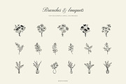 FLORIST'S line art illustrations, a Decorative Illustration by Crocus Paperi (Thumbnail 4 of 6)