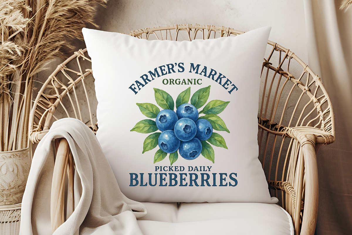 Farmer's Market Organic Picked Daily, an Illustration by Libby Wishes (Photo 5 of 6)