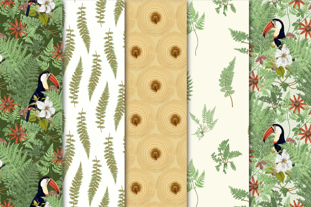 Digital Papers Tropical preview 2