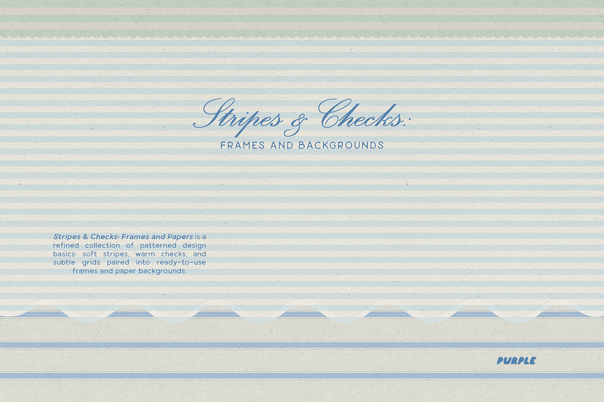 Stripes & Checks: Frames Backgrounds, a Texture Graphic by Purple (Photo 7 of 15)