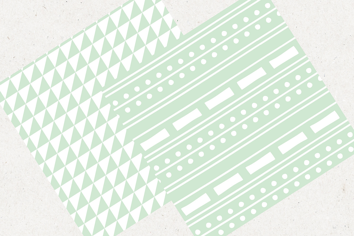 Geometry in Motion Pastel Patterns, a Pattern Graphic by Patterns for Dessert (Photo 3 of 4)