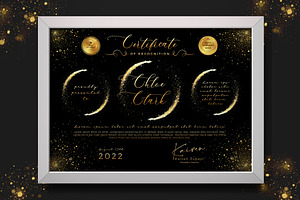 Gold Multipurpose Certificates