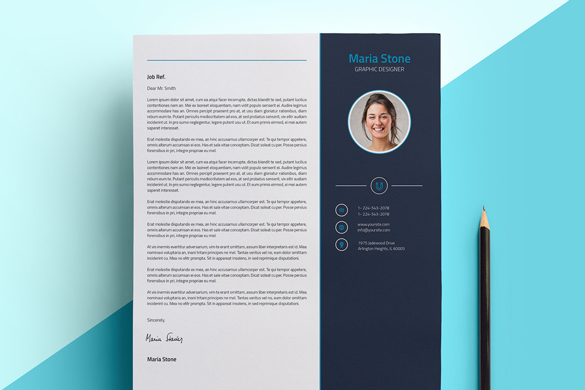 Resume / CV - Maria, a Resume Template by 3Angle (Photo 5 of 5)