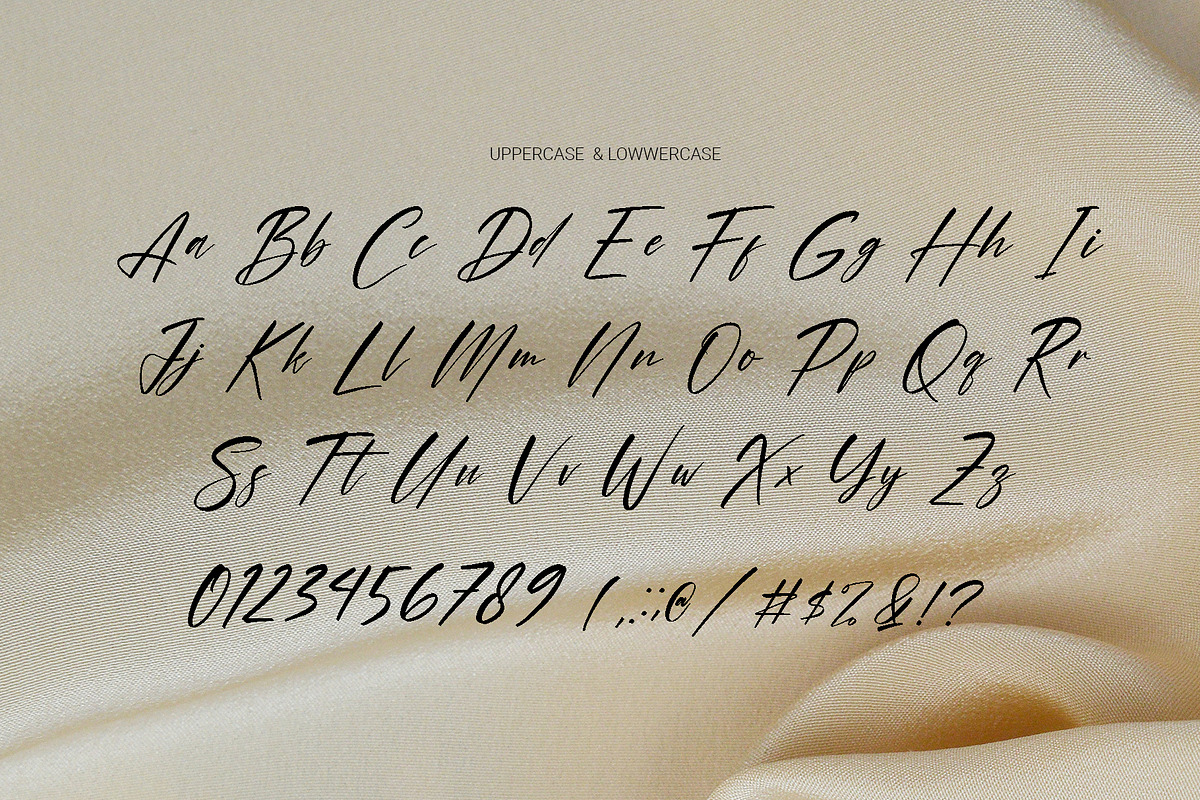 Amorelle - Beautiful Handwritten Bru, a Handwritten Font by RHD Creative Studio (Photo 9 of 10)