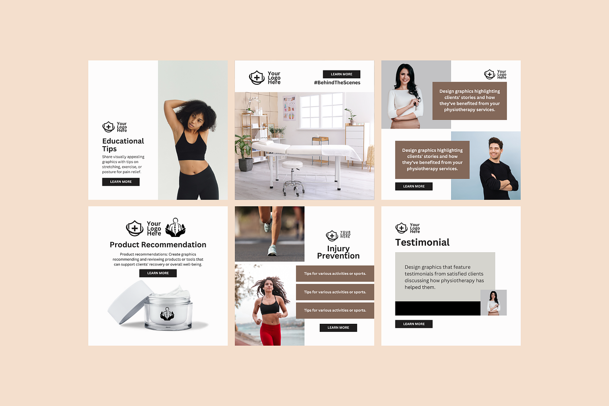 Physiotherapy Social Media, a Social Media Template by Sincerely Media (Photo 6 of 9)