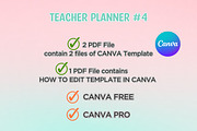 Teacher Planner #4 - Canva template, a Templates & Theme by Adalin Shop (Thumbnail 14 of 14)