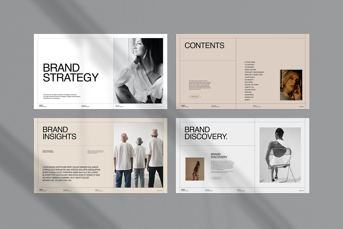 Brand Strategy Guide, a Presentation Template by creathrivestudio