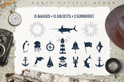 Old Sailor (Vintage Badges/part2), a Branding & Logo Template by Cosmic Store (Thumbnail 3 of 5)
