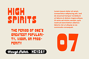HeyDay | Sans Serif Display Font, a Sans Serif Font by Rough Patch Studio (Thumbnail 3 of 6)