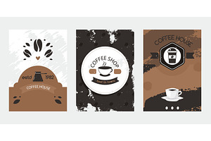 Logo Set, Estd Coffee House, Best