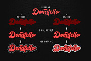 Donatello - new groovy script, a Script Font by madeDeduk (Thumbnail 3 of 16)