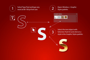 AI CS5 Graphic Styles Golden