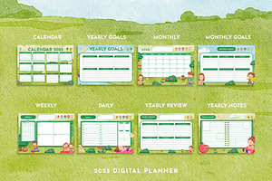 2025 Digital Planner & Spring Style