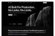 Rizq - SaaS Framer Template, a Landing Page Template by Shah Rukh Qureshi (Thumbnail 1 of 2)