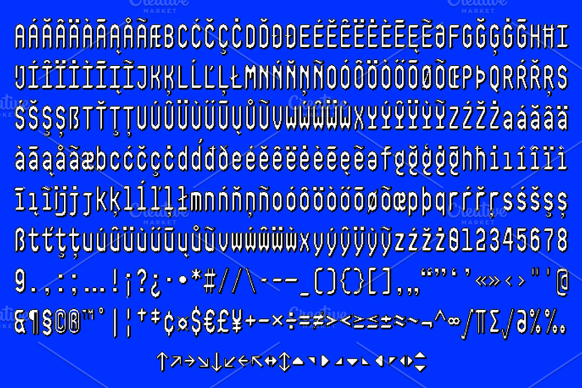 Fotybit - Mono Pixel Condensed, a Sans Serif Font by Griyo Type (Photo 3 of 10)