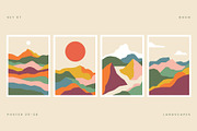 Boho Minimalist Landscapes, a Decorative Illustration by Léo Alexandre (Thumbnail 8 of 13)