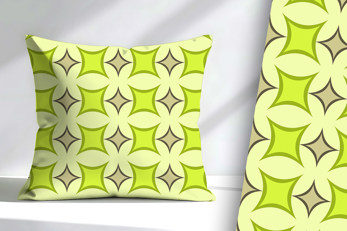 Tiger Grass Geometric Seamless, a Pattern Graphic by Sharon Schwalbe (Photo 2 of 3)