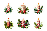 Christmas Candle, an Illustration by Design Market (Thumbnail 2 of 5)
