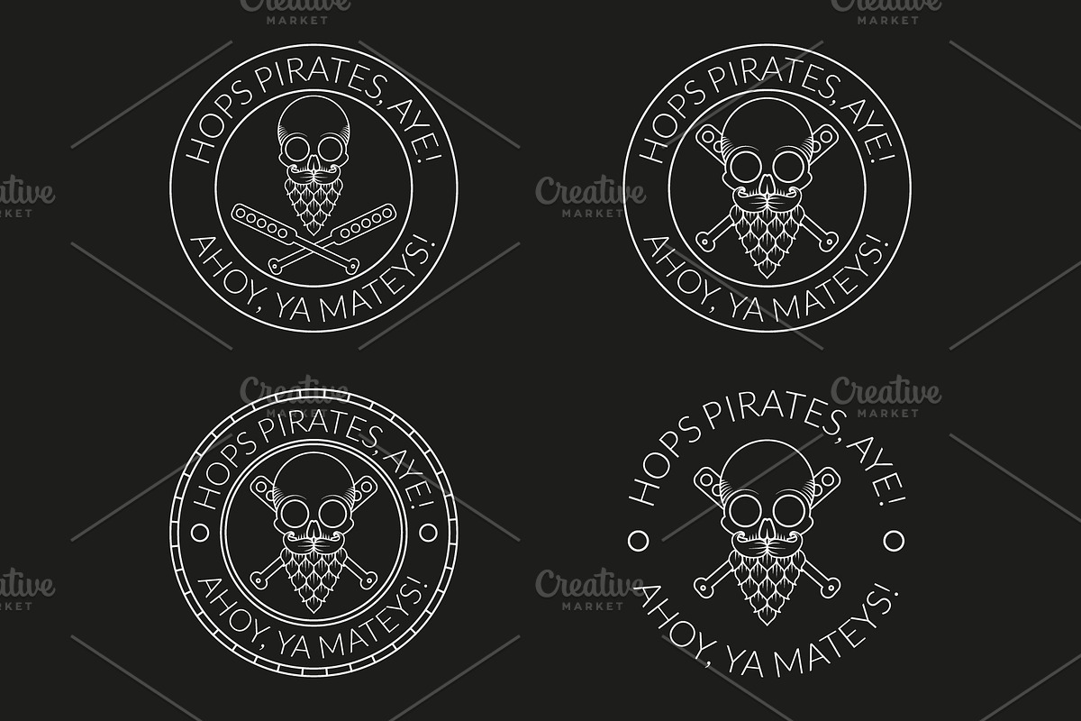 Beer symbol logo label design, a Branding & Logo Template by MuzaInspires (Photo 1 of 4)