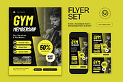 Gym Membership Flyer, a Flyer Template by graphicook (Thumbnail 1 of 3)