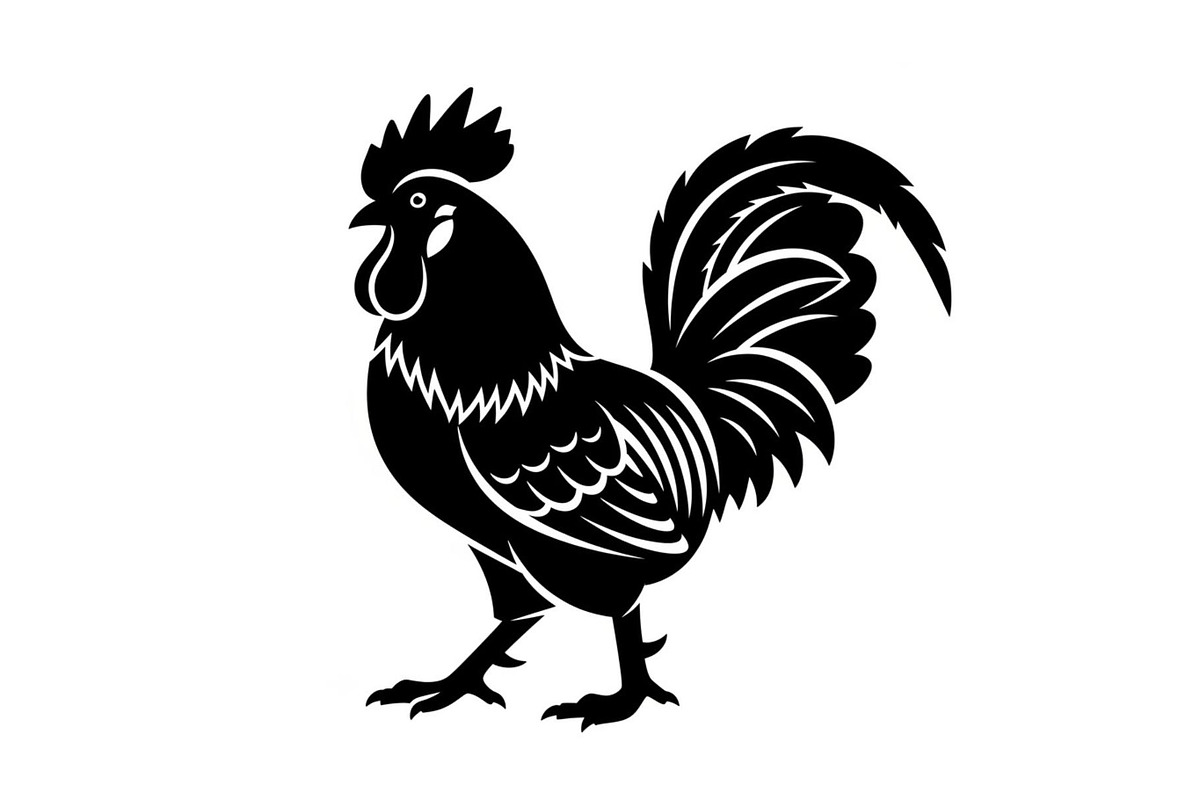 Rooster Chicken Silhouette Bundle, an Illustration by Designs_River (Photo 25 of 51)
