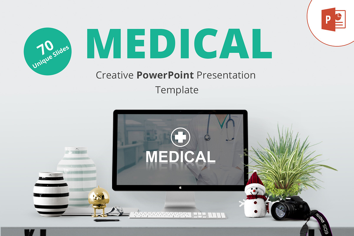 Medical PowerPoint Template, a Presentation Template by GraphicStan (Photo 1 of 12)