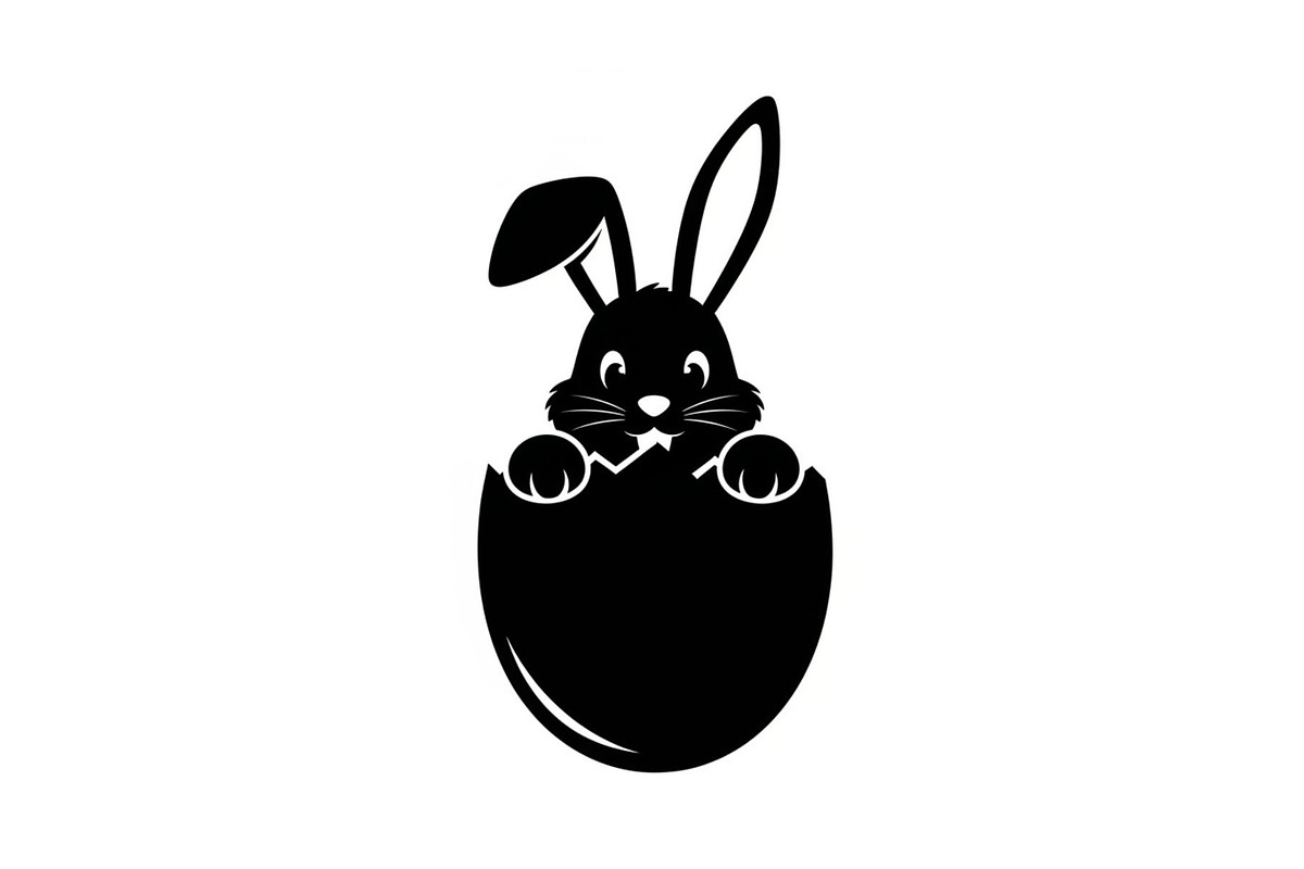 Cute Easter Bunny Silhouette bundle, an Illustration by Artivon (Photo 3 of 51)