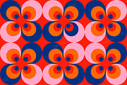 Geometric pattern with floral motif, a Pattern Graphic by Art's and patterns (Thumbnail 2 of 4)