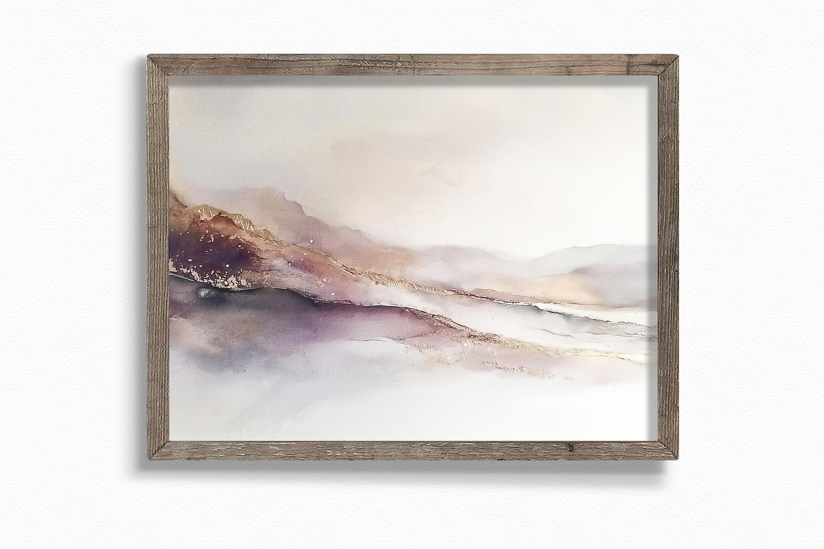 Misty Mauve Horizons, a Decorative Illustration by rileyBgraphics (Photo 3 of 7)