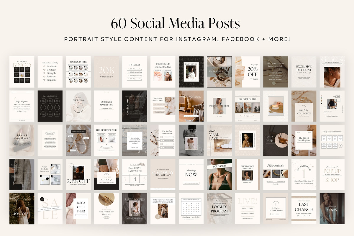 Ecommerce Shop Template Pack | Canva, a Design Template by Fourteen Creative Co. (Photo 8 of 14)