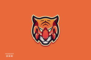 Tiger esports mascot character logo, a Branding & Logo Template by mhafifuadi