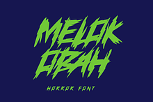 MELOK OBAH - Horror Font