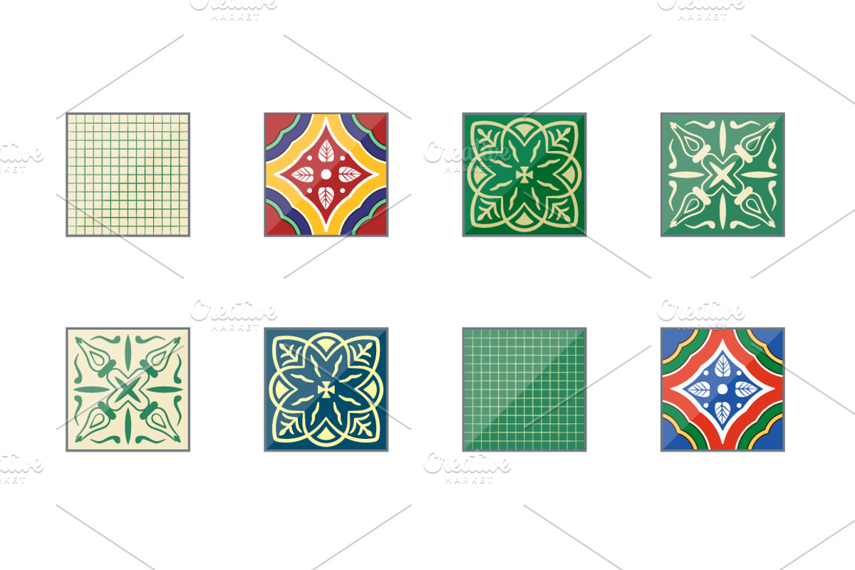 Azulejo Pattern VECTOR. Moroccan, a Pattern Graphic by Natalka Dmitrova art (Photo 21 of 29)