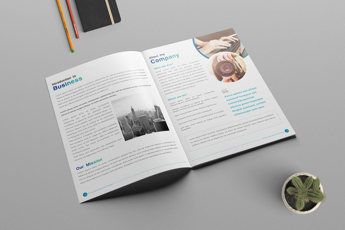 Company Profile Brochure - 18 Pages, a Brochure Template by Divergent Studio (Photo 3 of 9)