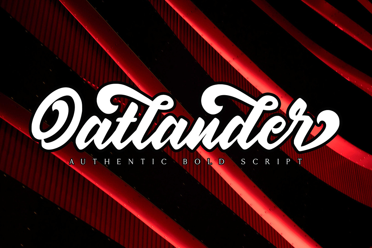 Oatlander - Authentic Bold Script, a Handwritten Font by Almarkhatype (Photo 12 of 12)
