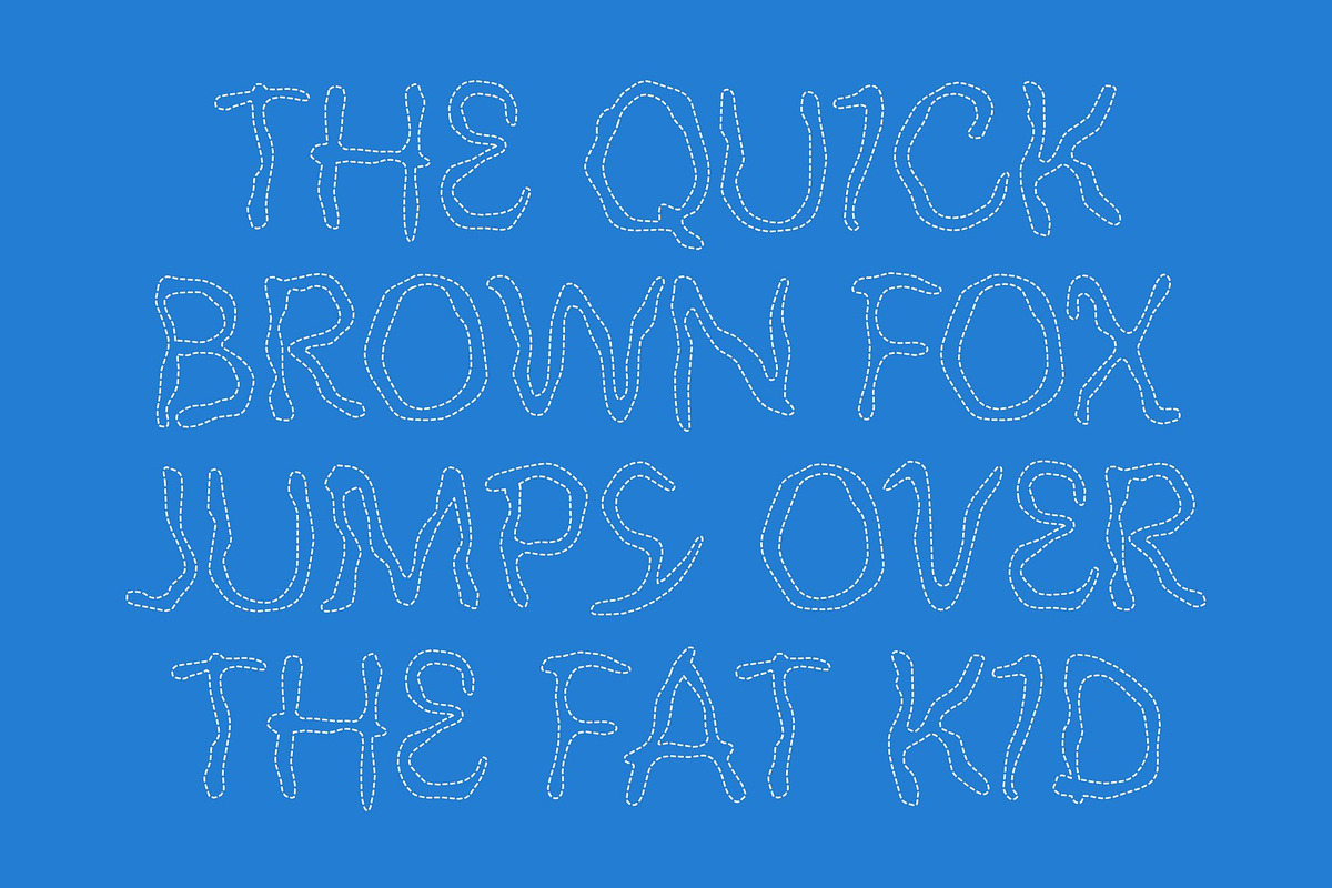 CS Melanie Dashed, a Script Font by Craft Supply Co. (Photo 4 of 8)