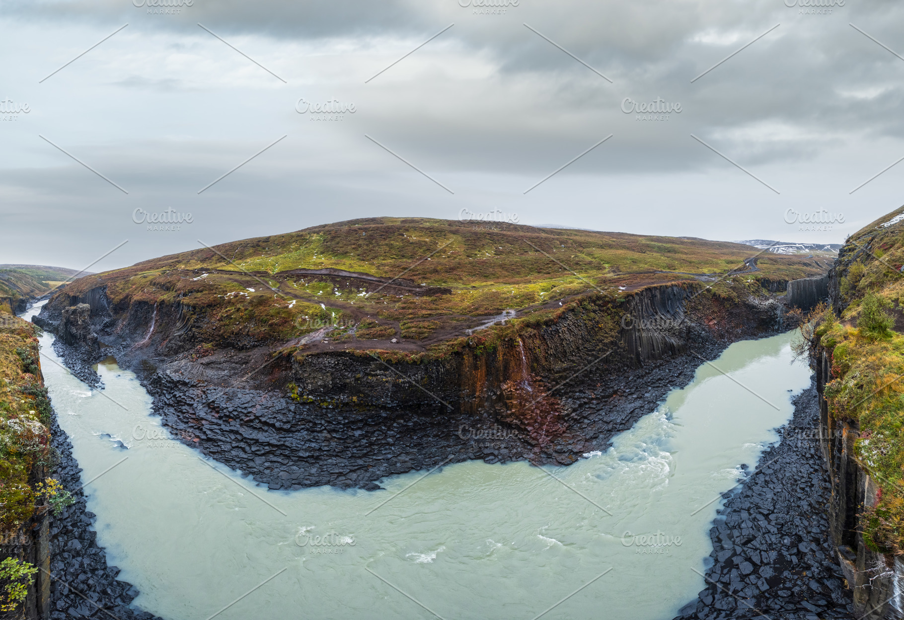 Stuðlagil canyon is a ravine in Jökuldalur, Eastern Iceland. F, a Nature Photo by YuriyB