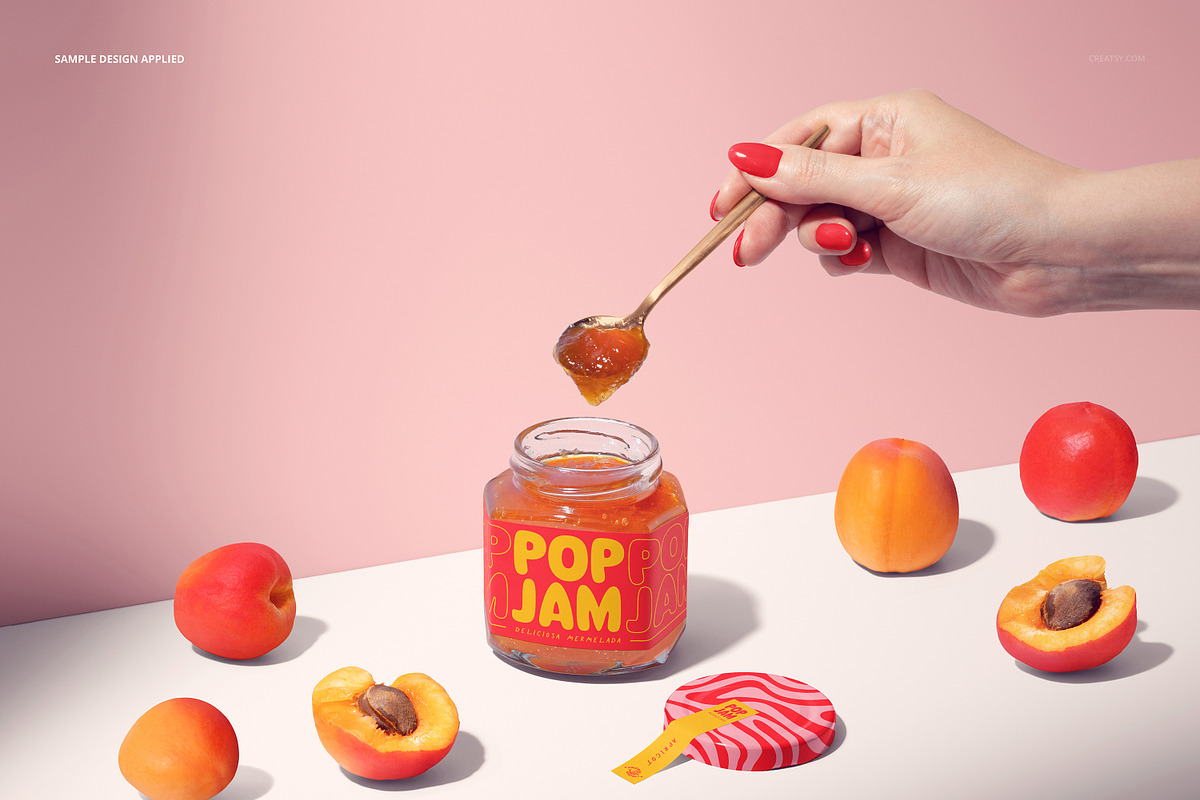 Jam Jar Mockup Bundle, a Cups & Container Mockup by creatsy5 (Photo 6 of 65)