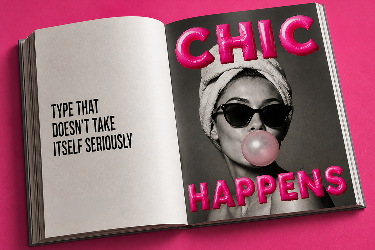 Pink Balloon Font, a Sans Serif Font by Handmadefont (Photo 18 of 21)