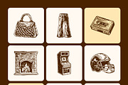 Vintage Culture Illustration Set, a Person Illustration by Creative Stall (Thumbnail 9 of 9)