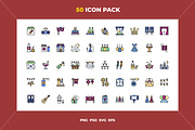 Night party icons, an Outline Icon by Wencory (Thumbnail 1 of 2)