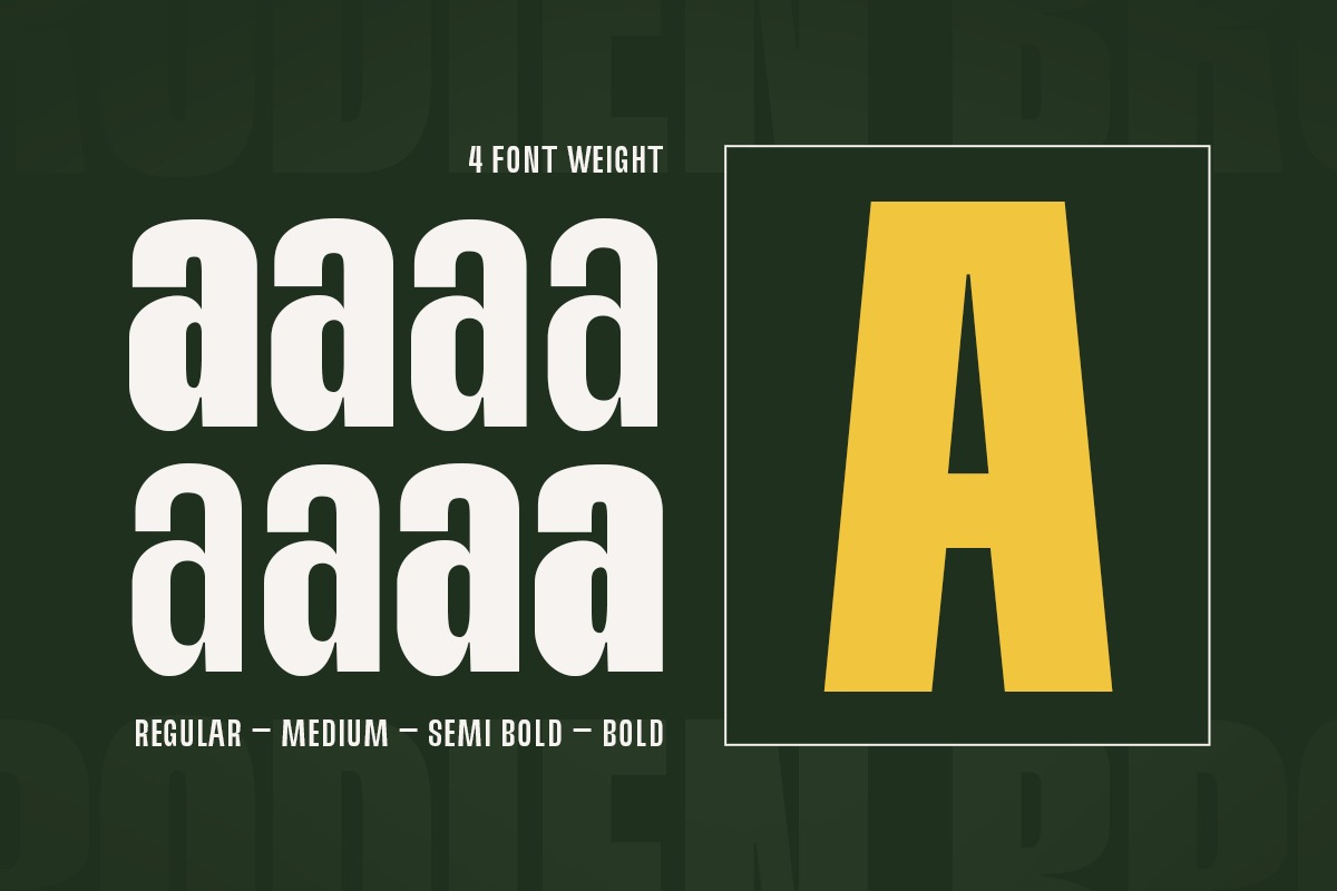 Brodien Condensed Font, a Sans Serif Font by Yukita Creative (Photo 2 of 12)