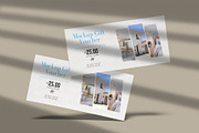 Gift Voucher Mockup, a Print Template by lamorastudio (Thumbnail 4 of 12)