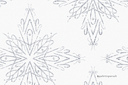 Glitter snowflakes seamless patterns, a Pattern Graphic by Palette Pursuit (Thumbnail 7 of 8)