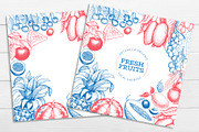 Fruits&Berries Vector Collection, a Food Illustration by Lubov Illustrations Shop (Thumbnail 5 of 6)
