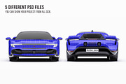 2026 Supercar Performance Coupe, an Advertising Mockup by Halal Graphic Studio (Thumbnail 8 of 12)