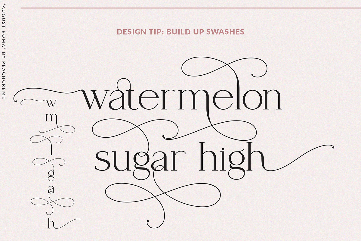 August Roma//Elegant Luxury Font Duo, a Handwritten Font by PeachCreme (Photo 35 of 43)