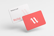 Rounded Floating Business Card Mock, a Product Mockup by graphypix (Thumbnail 1 of 4)