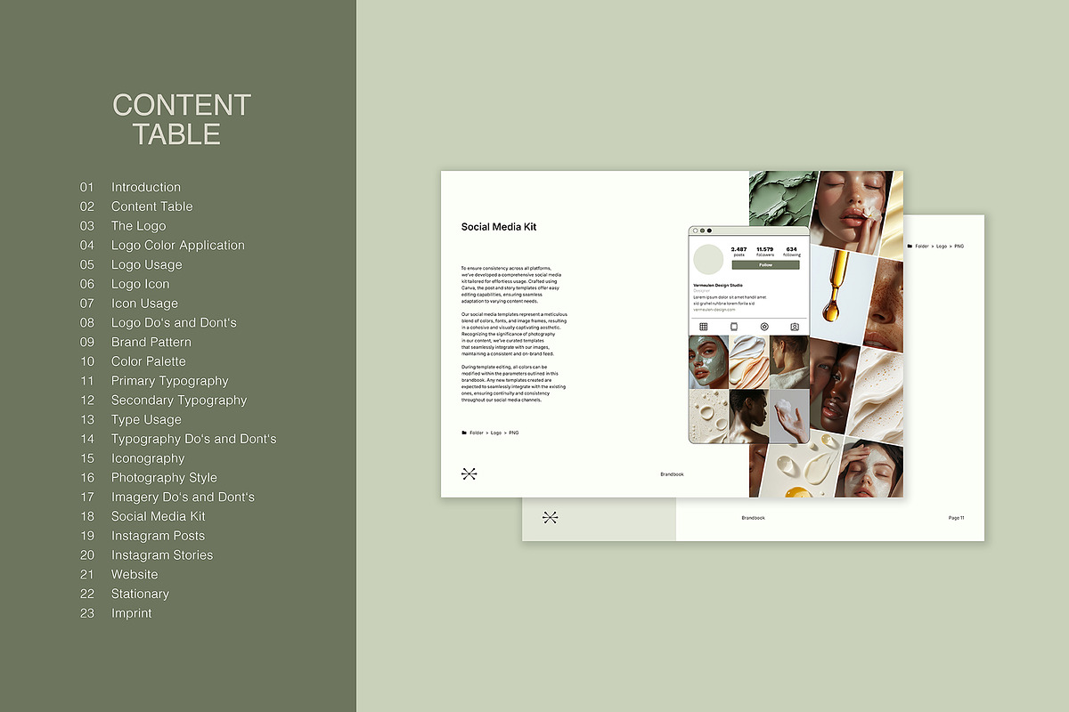 Brand Style Guide | Minimalistic, a Branding & Logo Template by Vermeulen Design Studio (Photo 4 of 7)