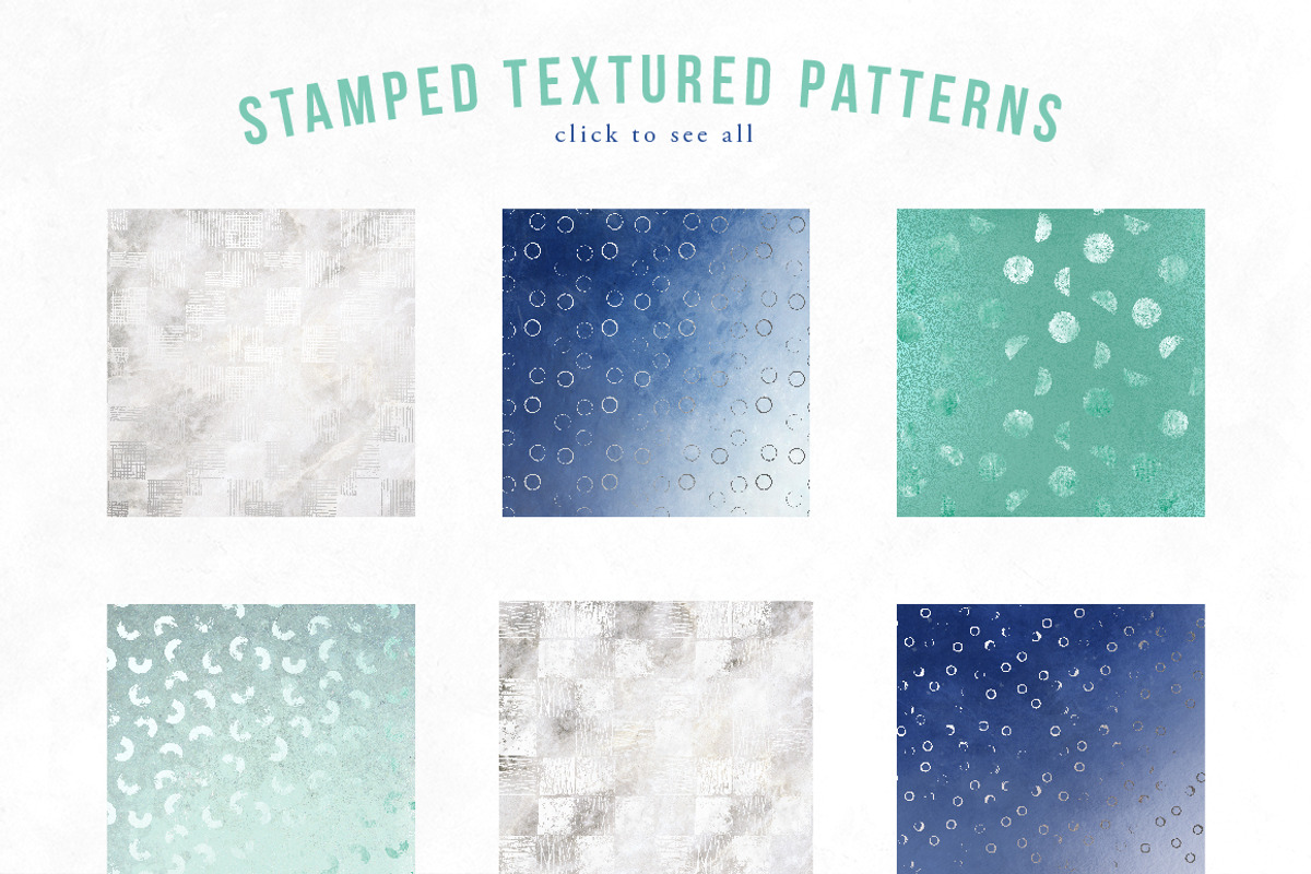 Stamped Textured Patterns, a Pattern Graphic by Anugraha Design